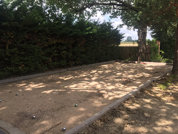 Terrain de pétanque